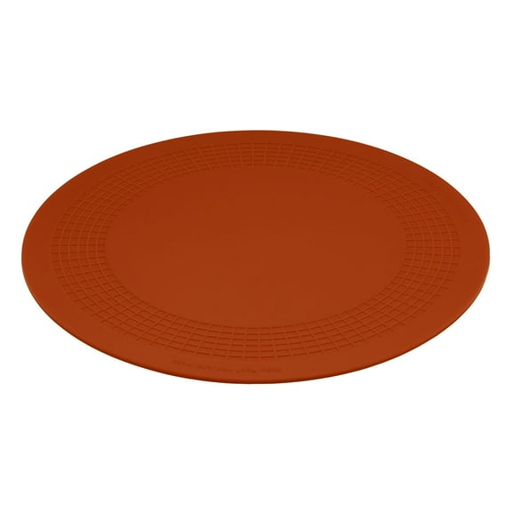 Stayput non-slip placemat, circular pad, 10'', red