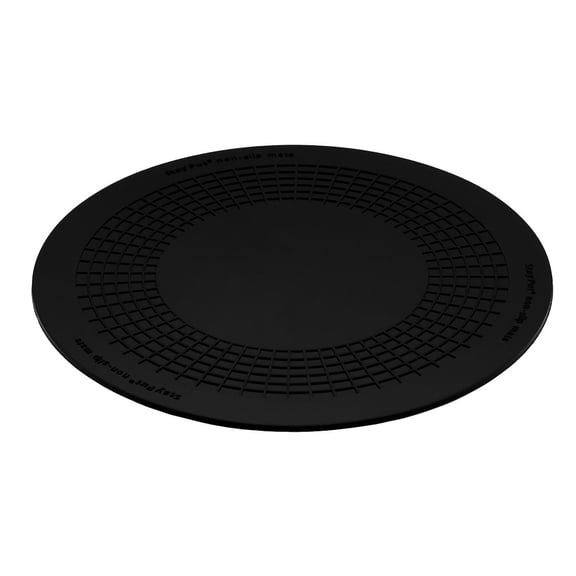 Stayput non-slip placemat, circular pad, 7.5'', black