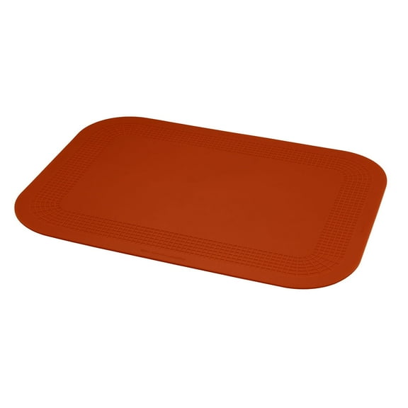 Stayput non-slip placemat, rectangular pad, 10'' x 14'', red