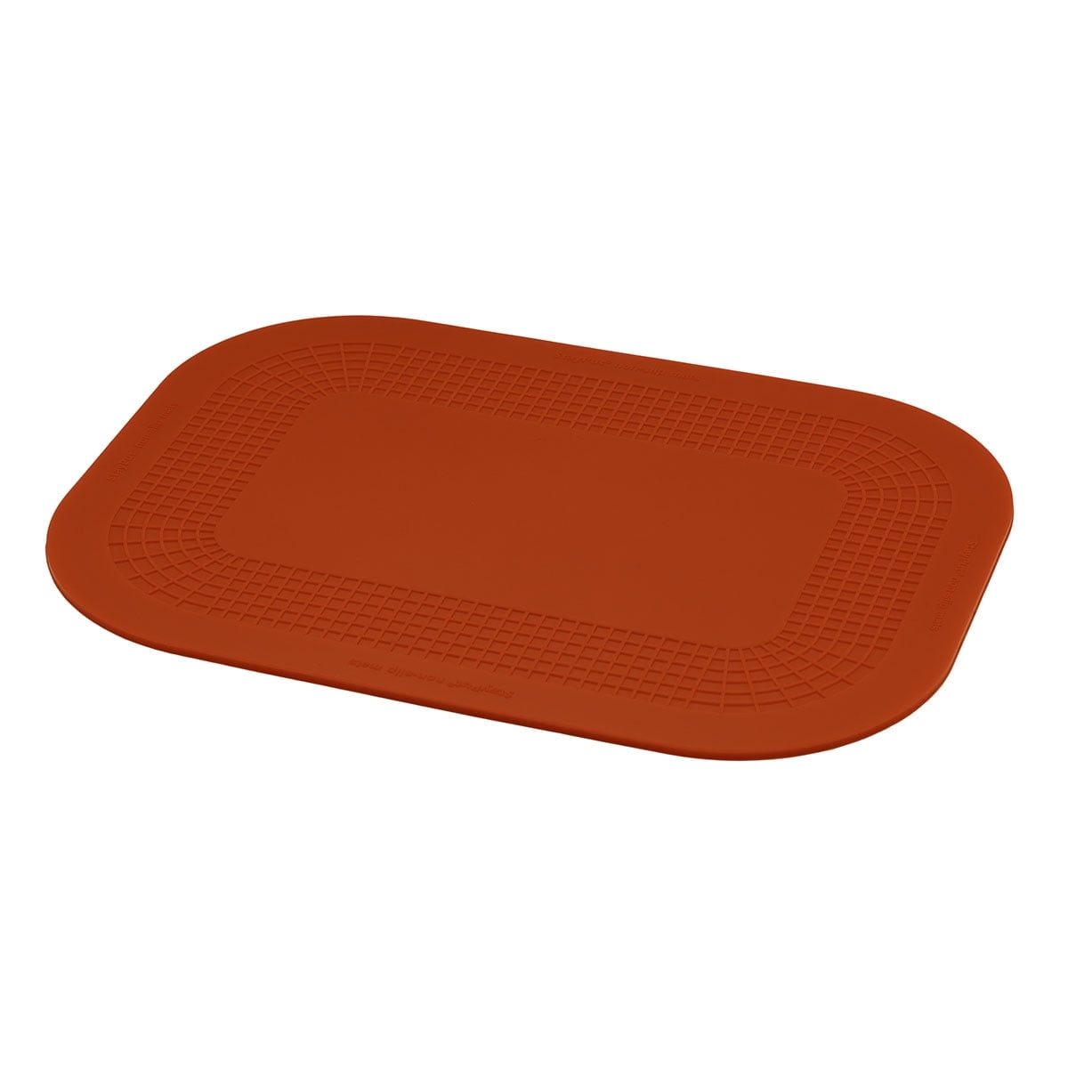 Stayput non-slip placemat, rectangular pad, 7.25'' x 10'', red