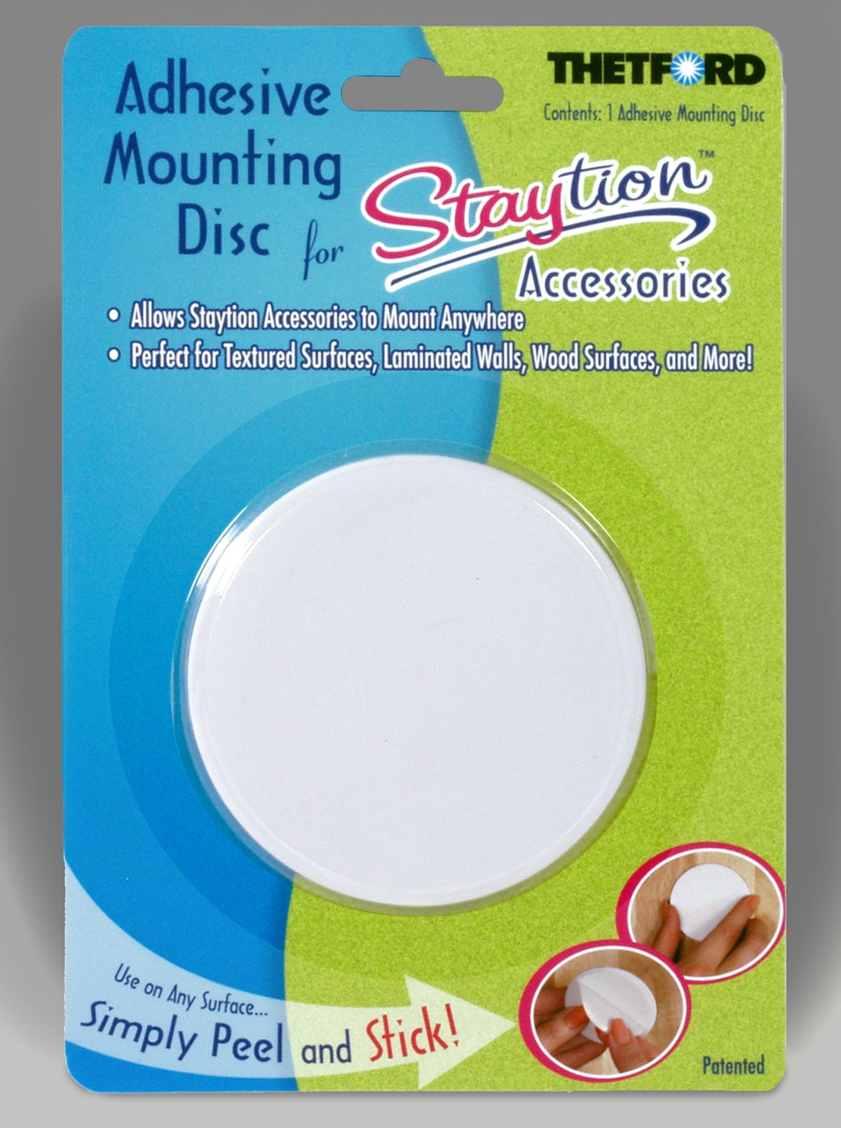 Staytion Adhesive Mounting Disc for RV / Marine / Home Use Thetford