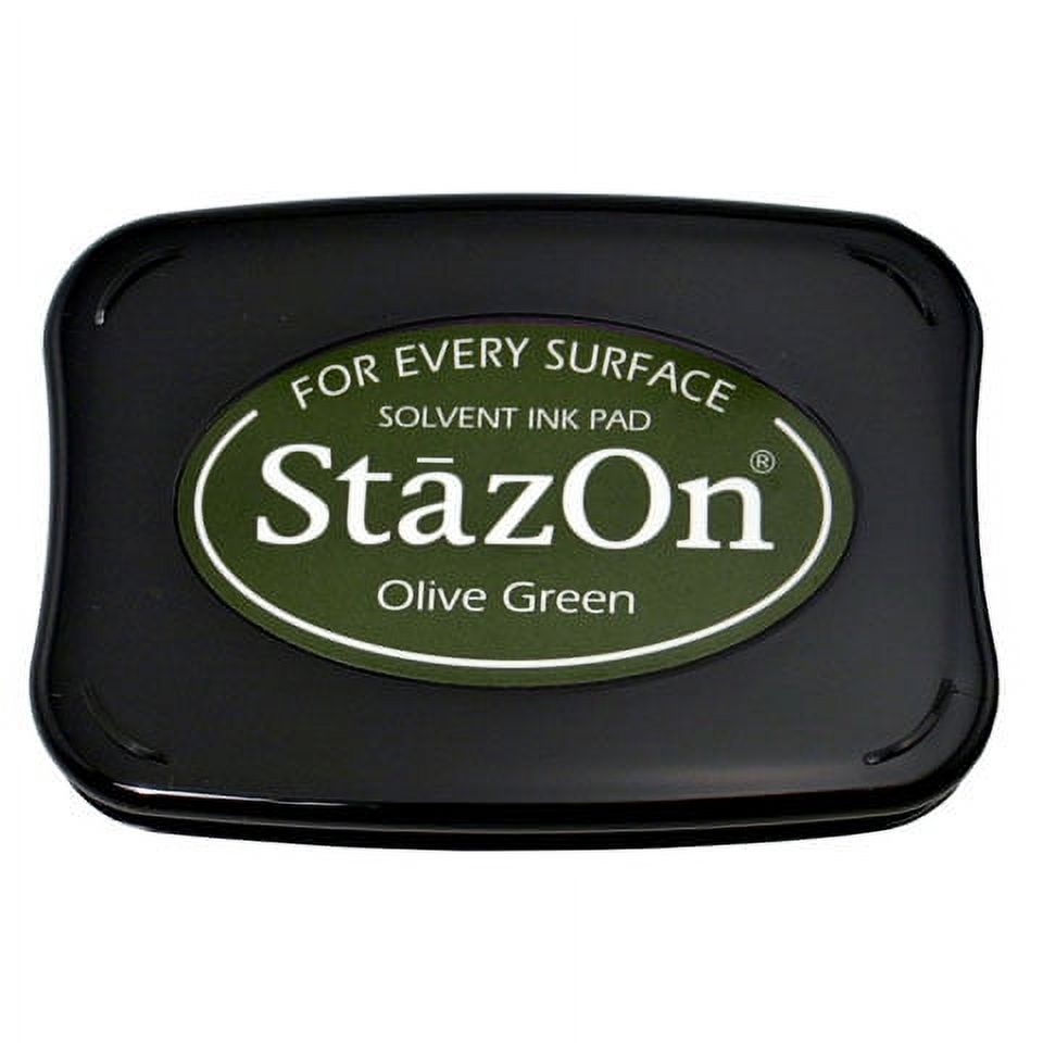 StazOn Ink Pad - Olive Green