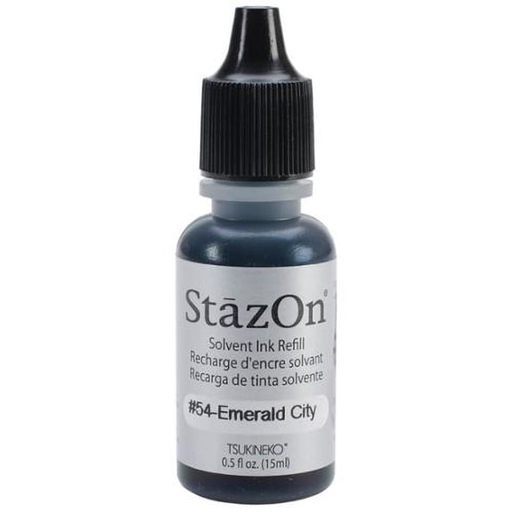 StazOn Midi Ink Refill .5oz-Emerald City