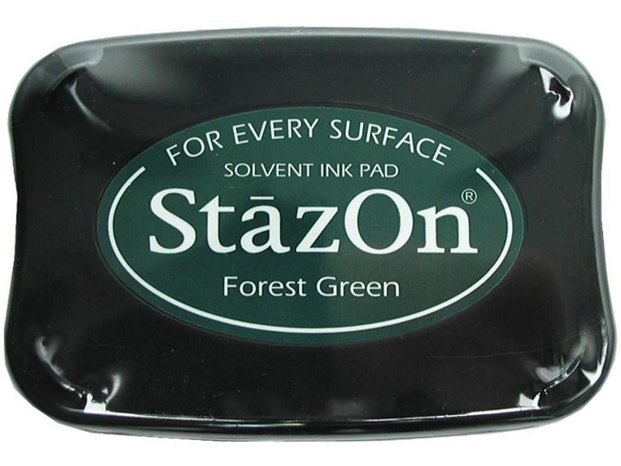 StazOn® Forest Green Solvent Ink Pad