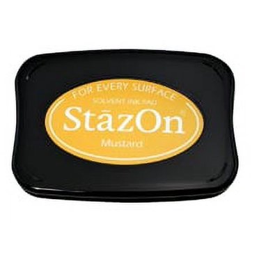 Tsukineko Stazon Ink Pad - Encre Blazing Red Pour Tampons Et Scrapbooking