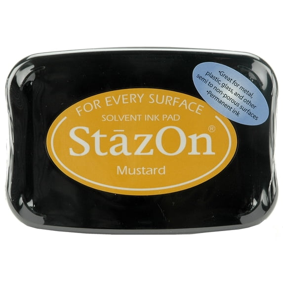StazOn Solvent Ink Pad-Mustard