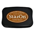 thumbnail image 1 of StazOn Solvent Ink Pad-Saddle Brown, 1 of 2