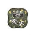 thumbnail image 1 of StazOn Solvent Ink jet black, 2.375 in. x 2.375 in., midi pad (pack of 4), 1 of 1