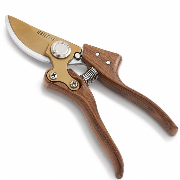 Stcellnmex 1 Pack Carbon Steel Heavy Duty Gardening Pruning Shears Sharp Plant Flower Trimming Scissors For Garden Use