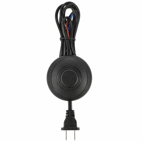 Stcellnmex 1 Pc Foot Switch Pedal 200W 110V with 1.8m Extension Cord Black for Lamp Appliance
