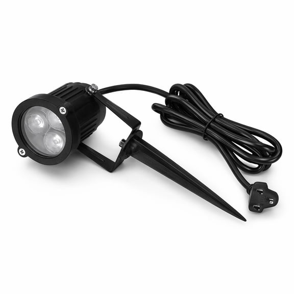 Stcellnmex Green IP66 Waterproof 12W Plug in LED Flood Spotlight Outdoor Landscape Light, 1 Count