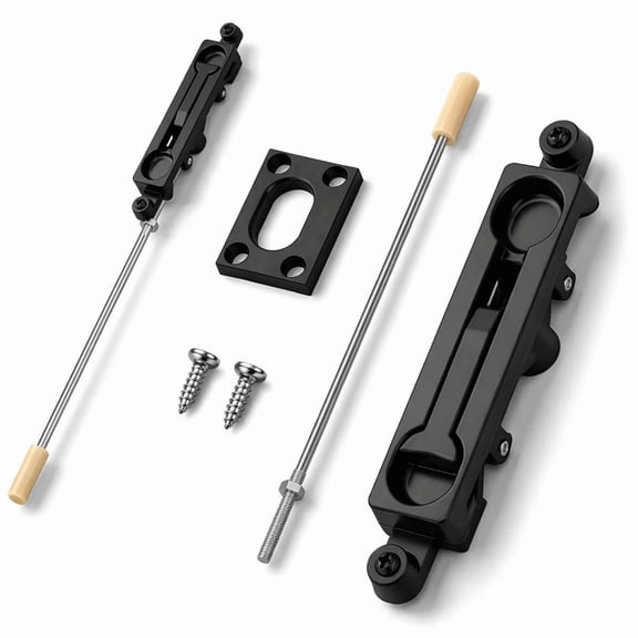 Stcellnmex 1 Set Flush Mount Extension Bolt 17 Inch Stainless Steel Lever for Commercial Door