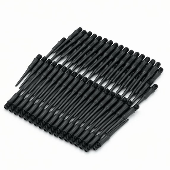 Stcellnmex 100 Pcs Soft Tip Dart Points 2BA Thread Plastic Replacement Tips for Electronic Dartboard