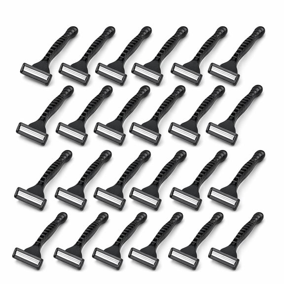Stcellnmex 12 Pcs Disposable Razors 5 Blade with Lubricating Strip Rotating Head for Smooth Shave