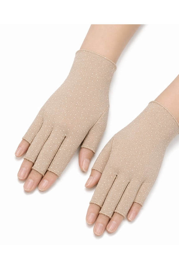 2 Pack Pink Women Fingerless Sun Gloves UV Protection Non Slip Sunscreen Driving Gloves For Summer Outdoor