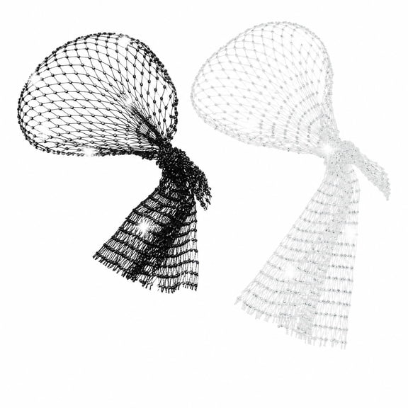 Stcellnmex 2 Pack Sparkly Rhinestone Mesh Headband Glitter Beaded Crystal Hair Wrap Party Festival Hair Accessories For Women