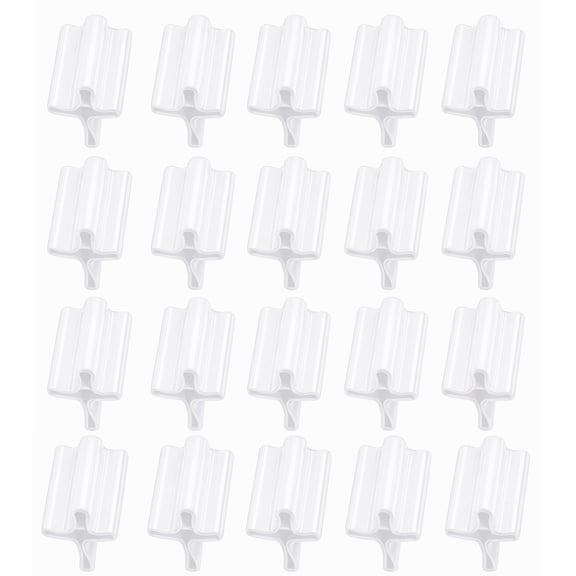 Stcellnmex 20 Pcs White Vinyl T Post Safety Cap Durable T Post Topper Weather Resistant Protective Cover for Outdoor Fence Protection