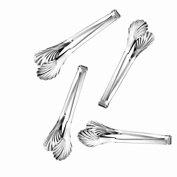 Stcellnmex 4 Pcs 11In Stainless Steel Kitchen Tongs High Heat Resistant Dishwasher Safe BBQ Salad Buffet Cooking Serving Utility Clips