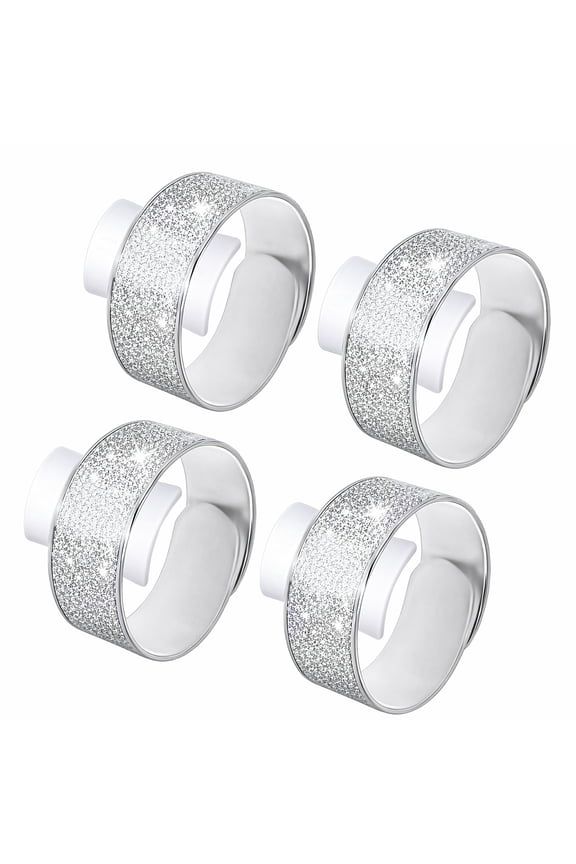 4 Pcs Slaplet Wristlets, DIY Wrist Corsage Bracelets, Floral Slaplets Accessories for Bridesmaid Wedding Bridal Shower Party Prom(Silver)