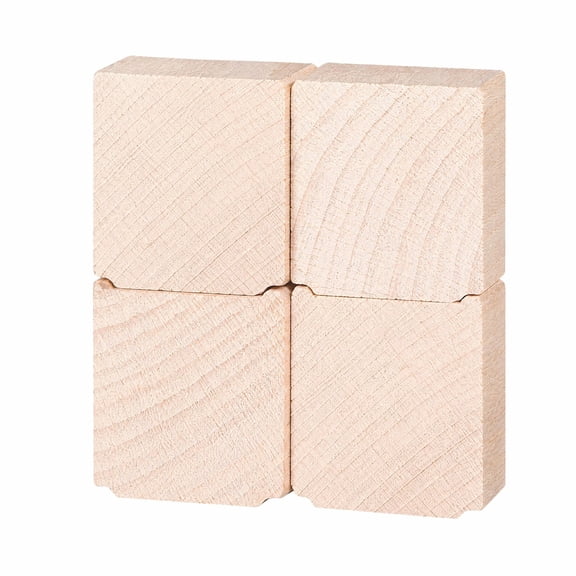 Stcellnmex 4 Pcs Wooden Track Risers Elevated Railway Support Blocks Bridge Building Construction Accessories