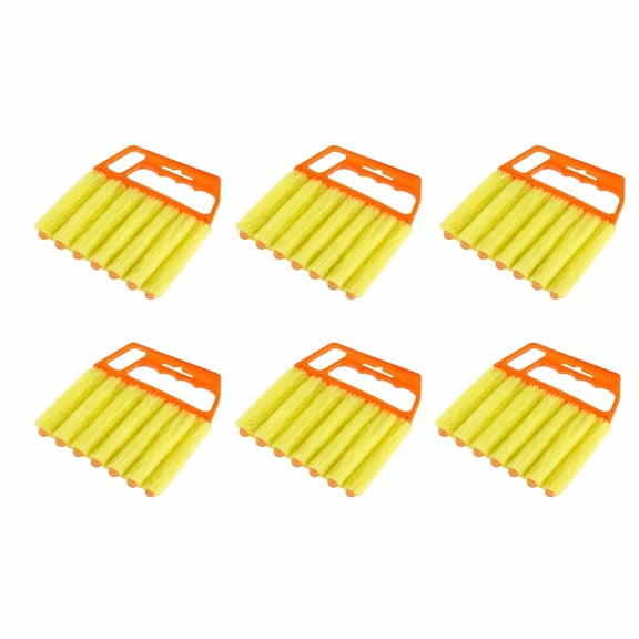 Stcellnmex Blind Cleaner Polypropylene (PP) Duster Value Pack with Dusting Cleaner Tools, Extends to 6.3 in, 6 Count
