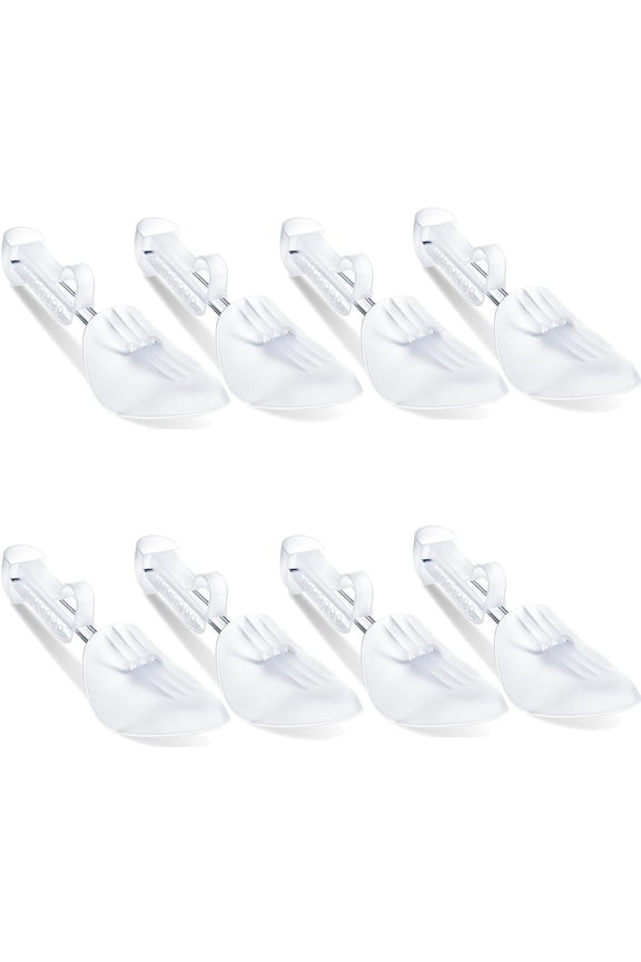 Adjustable Plastic Shoe Tree Stretcher Boot Shaper Sneaker Form Insert Holder 4 Pairs