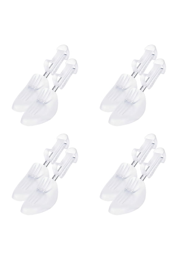 Adjustable Plastic Shoe Tree Stretcher Boot Shaper Sneaker Form Insert Holder 4 Pairs