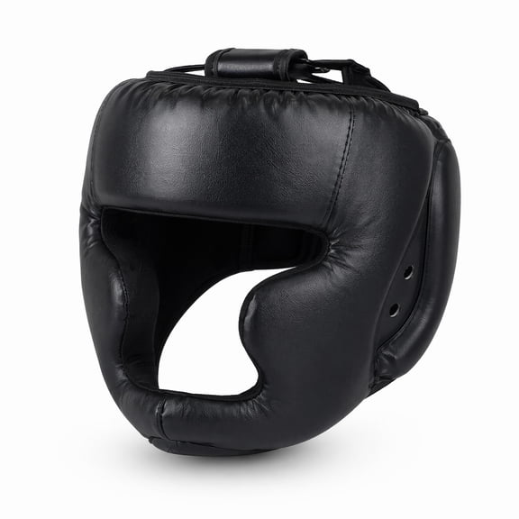 Stcellnmex Boxing Headgear, Adjustable MMA Training Sparring Gear, Muay Thai Taekwondo Helmet for Kickboxing Trainees Youth Adult Men, 1 Pc