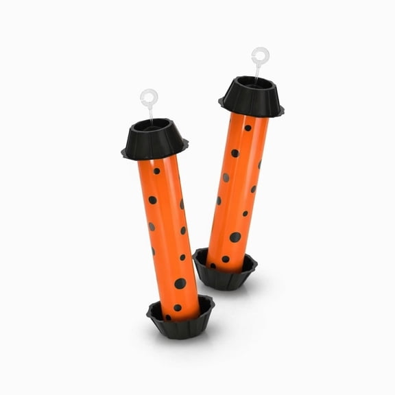 Stcellnmex Disposable Sticky Fruit Fly Traps Hanging Insect Catcher Indoor Outdoor Bug Control 2 Pack