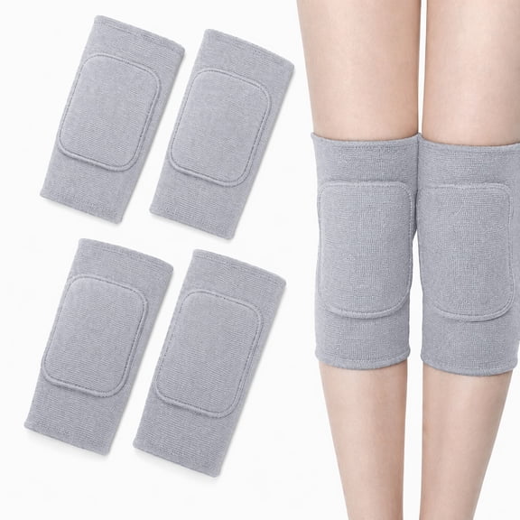 Stcellnmex Elastic Sponge Knee Pads Anti Slip Protector for Skating Dance Volleyball Cycling 2 Pack
