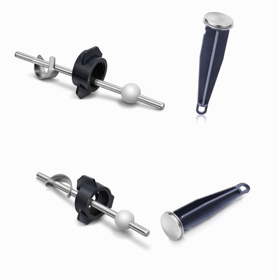 Stcellnmex Green Grey Bathroom Sink Pop Up Drain Stopper Replacement Kit Pivot Ball Rod Lavatory Drain Assembly 2 Set
