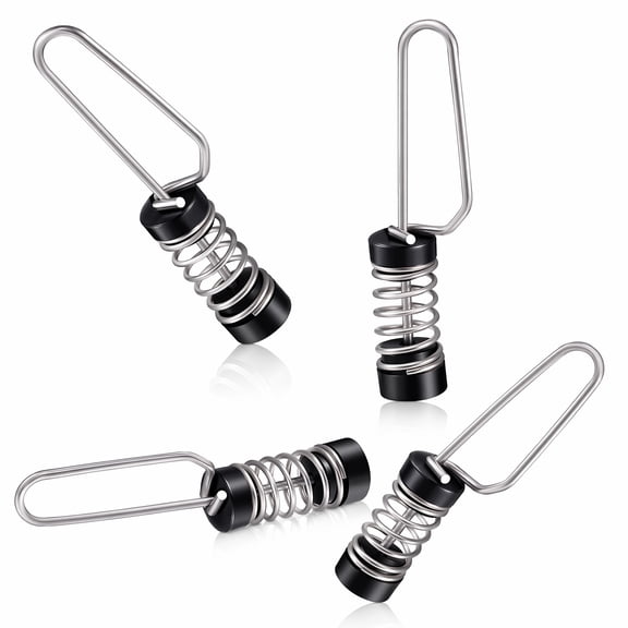 Stcellnmex Stainless Steel Marine Boat Flag Clips For Halyards Outrigger Lines Antennas Stern Lights Flagpole Rope Fishing 4 Pack