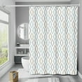thumbnail image 1 of Wowhub Diamond Shower Curtain Set, 72 x 72 Inches with Diamond arrange Design, 1 of 4