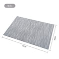 thumbnail image 1 of Stcomart Set of 6 Sliver Gray Vinyl Placemats - 12 x 18 Inches Washable PVC Table Mats for Dining Room Kitchen, 1 of 7
