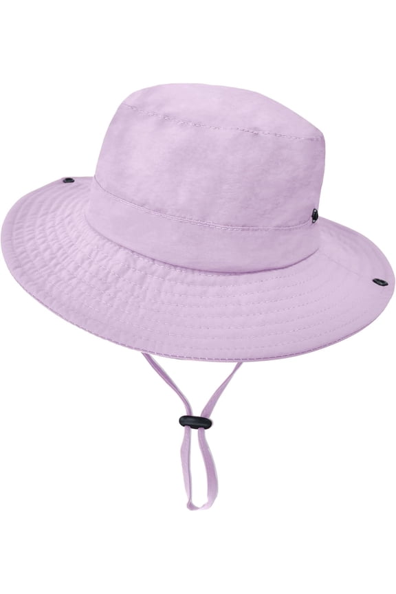 Kids Sun Hat UPF 50+ with Adjustable Chin Strap - Quick Dry, Foldable & Lightweight Bucket Hat for Outdoor Fishing & Safari