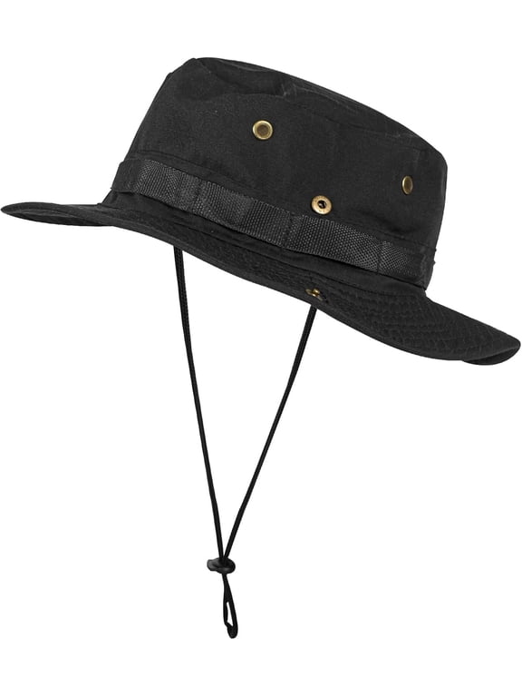 Sun Hat for Men Women UPF 50+ Wide Brim Boonie Hat - UV Protection Outdoor Bucket Hat for Fishing, Hiking, Camping, Safari, Beach & Travel