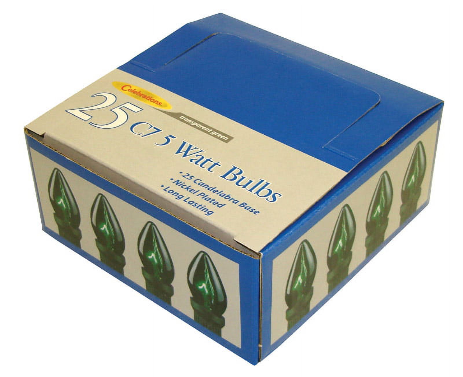 Celebrations Lite 25 C7 Lichterkette Transparent – Für Innen & Außen, 2 Sets Koppelbar