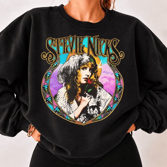 Ste.vie Ni.cks Vintage Tour Concert Sweatshirt, Music Fan Sweatshirt