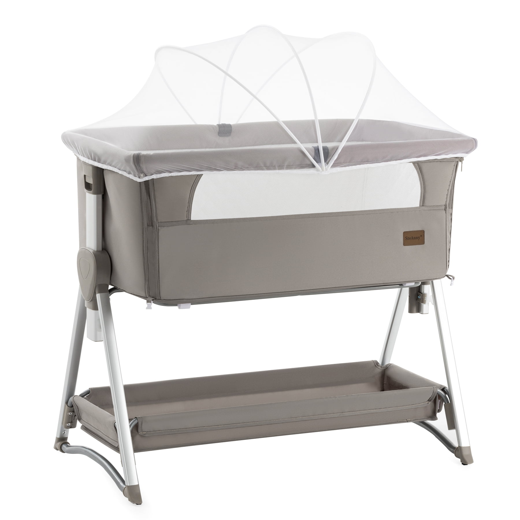 SteAnny Baby Bedside Sleeper Rocking Crib Portable Travel Bed