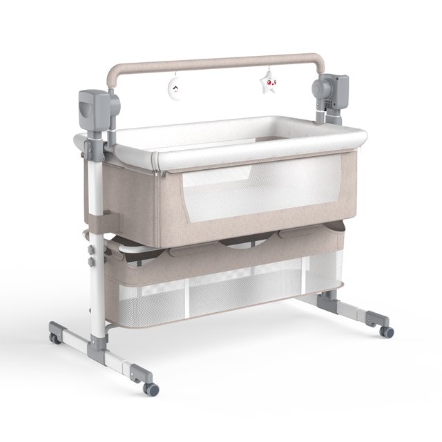 SteAnny Newborn Electric Rocking Crib Unisex Baby Sleeping Bed