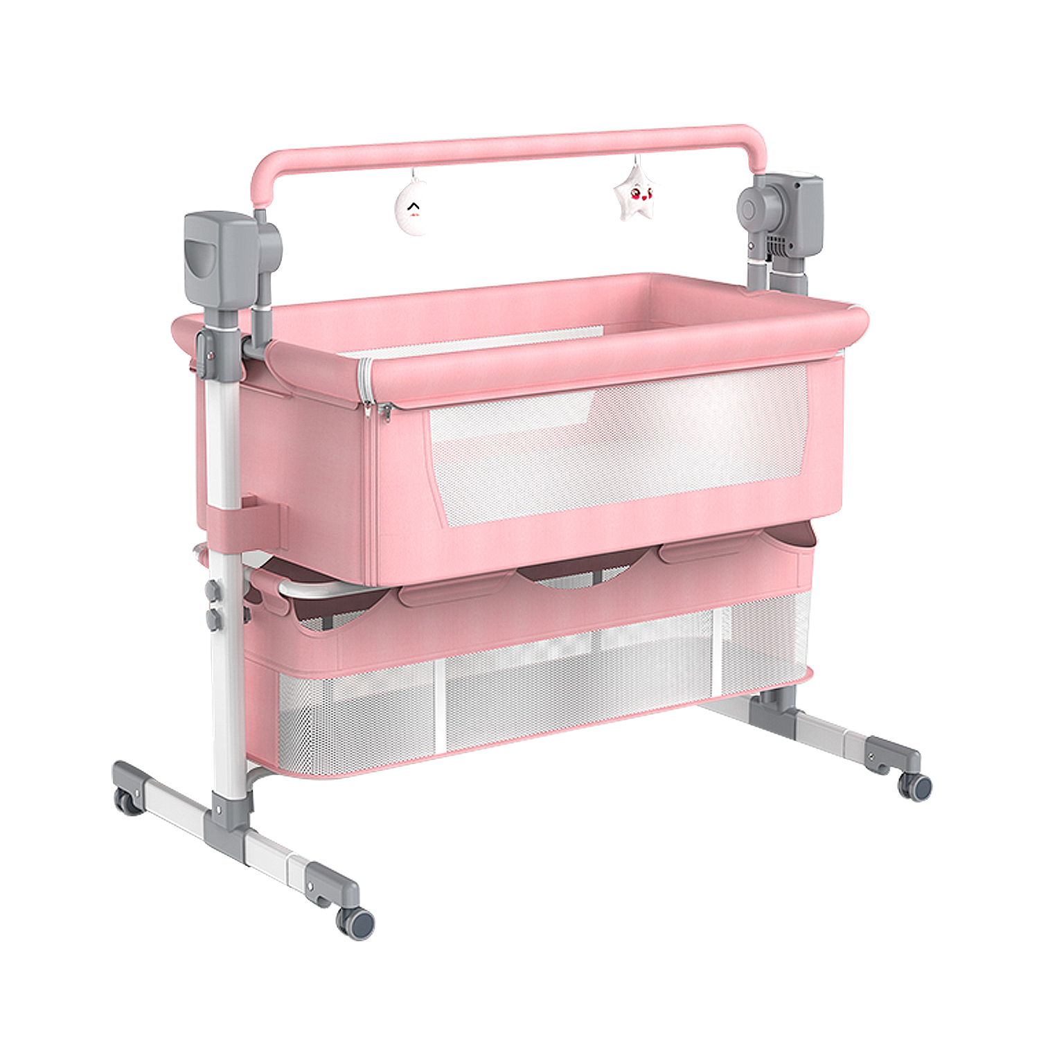 SteAnny Newborn Electric Rocking Crib Unisex Baby Sleeping Bed