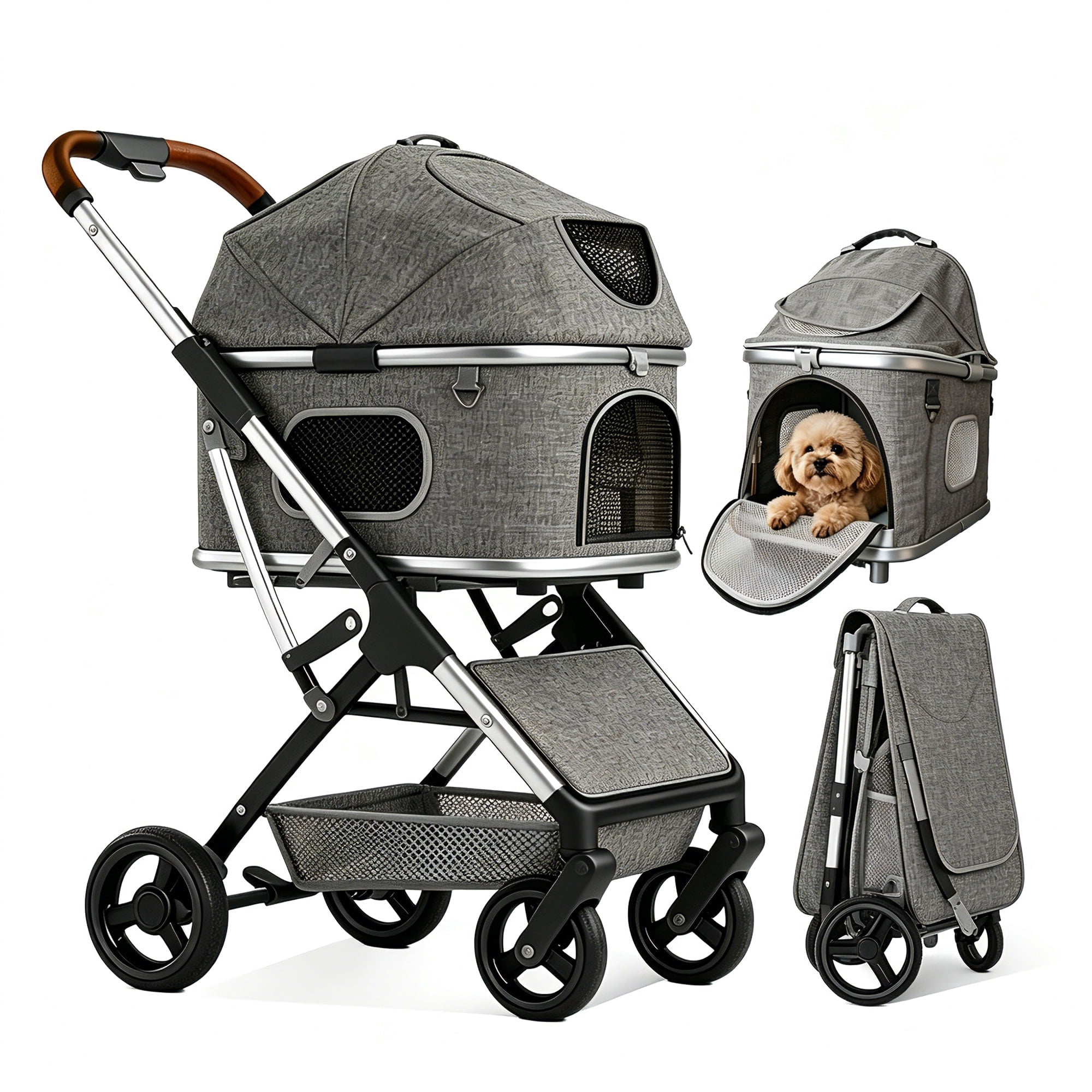 HPZ Pet Rover Premium Pet Stroller - Walmart.com