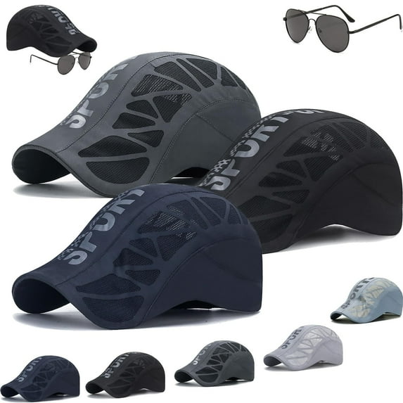 Stead Hat Ultra-Breathable Mesh Sport Cap for Men & Women, Lightweight, Quick-Dry, One Size Fits All