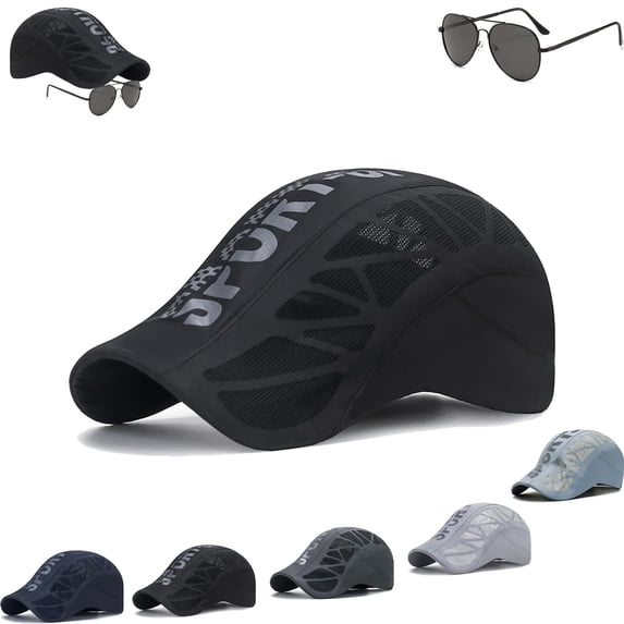 Stead Hat Ultra-Breathable Mesh Sport Cap for Men & Women, Lightweight, Quick-Dry, One Size Fits All