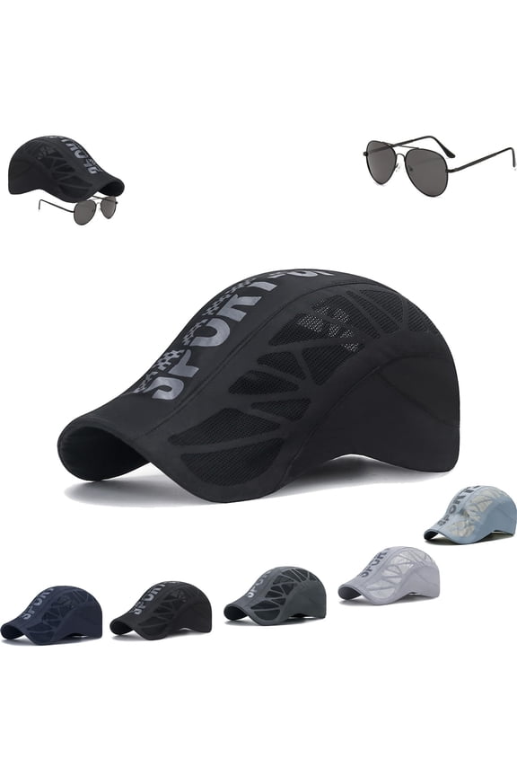 Stead Hat Ultra-Breathable Mesh Sport Cap for Men & Women, Lightweight, Quick-Dry, One Size Fits All