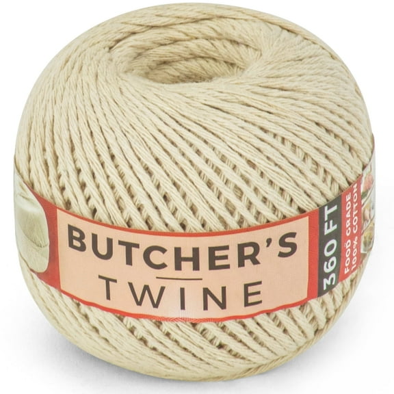 SteadMax Kitchen Twine, 100% Natural Cotton Food Grade Bakers Twine, Total of 360 ft (1 Pack)