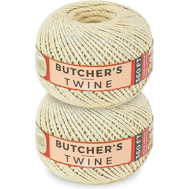 SteadMax Kitchen Twine, 100% Natural Cotton Food Grade Bakers Twine, Total of 720 ft (2 Pack)