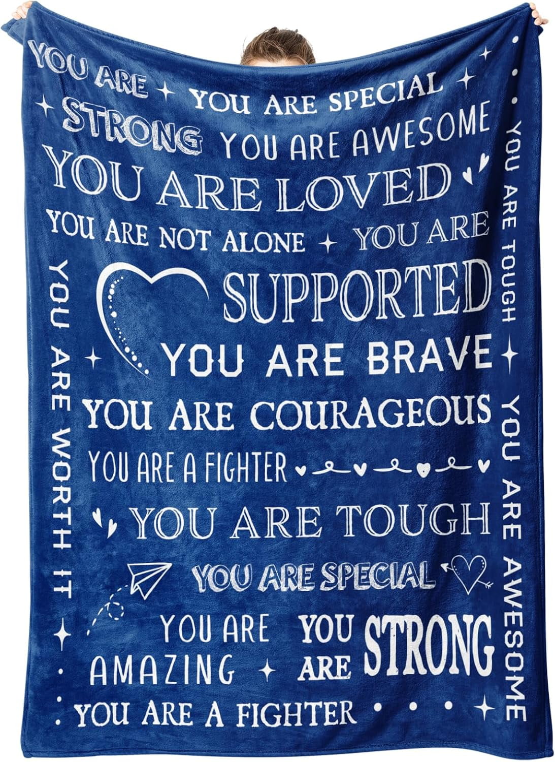 SteadStyle Blanket Gifts for Women or Men Get Well Blanket Inspirational Gifts for Her Him Feel Better After Surgery Present Thinking of You Gift for Mom Friend Sister Coworker 60'' x 50''