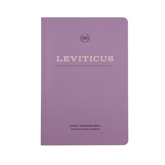 Steadfast Bibles 292409 LSB Legacy Standard Bible Scripture Study Notebook - Leviticus - Softcover