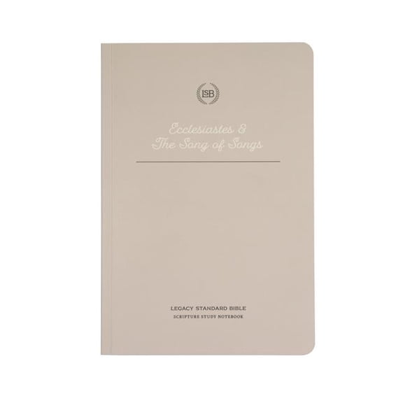Steadfast Bibles 292423 LSB Legacy Standard Bible Scripture Study Notebook - Ecclesiastes & Song of Songs-Softcover